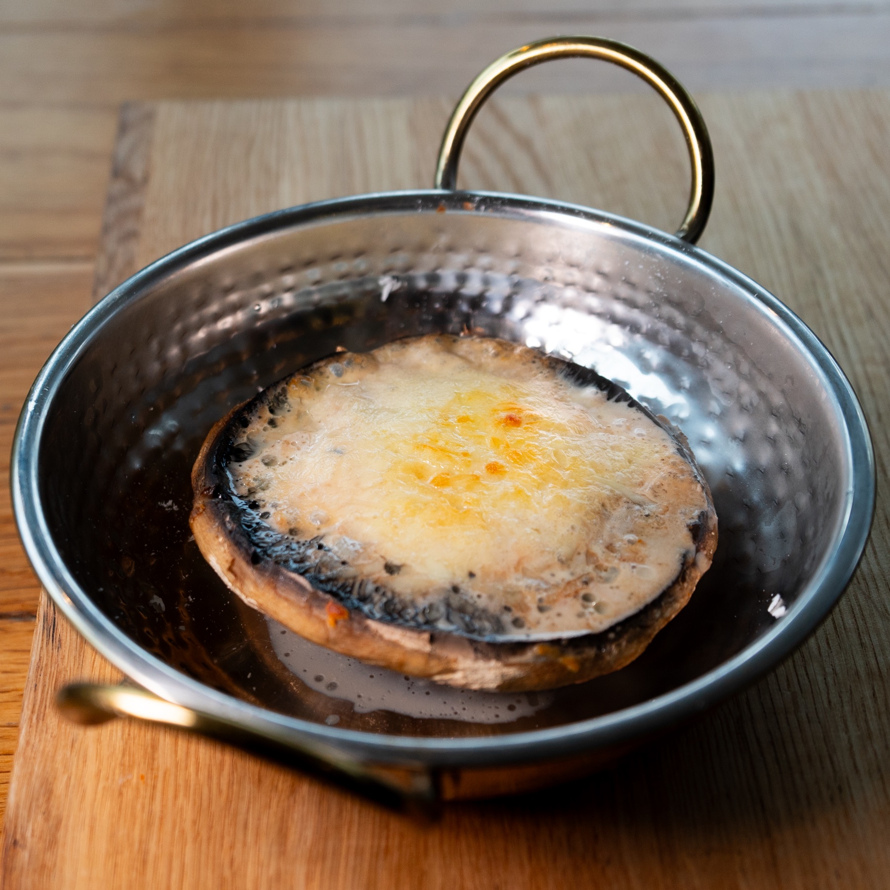 The Healthy Kitchen’s baked mushroom topped with melted cheese